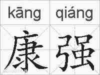 康强的拼音