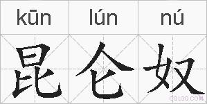 昆仑奴的拼音