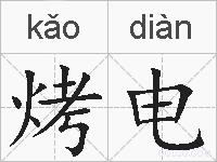 烤电的拼音