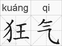 狂气的拼音