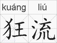 狂流的拼音