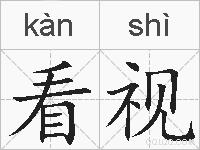 看视的拼音