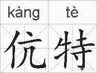 伉特的拼音