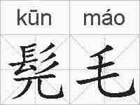 髡毛的拼音