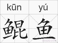 鲲鱼的拼音