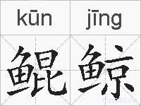 鲲鲸的拼音