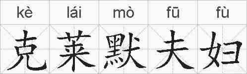 克莱默夫妇的拼音