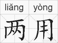 两用的拼音