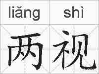 两视的拼音
