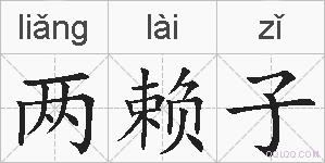 两赖子的拼音