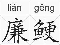 廉鲠的拼音