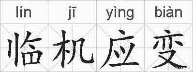 临机应变的拼音
