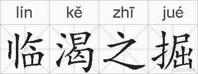 临渴之掘的拼音