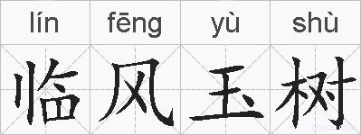 临风玉树的拼音
