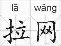 拉网的拼音