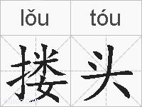 搂头的拼音