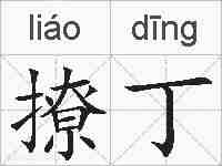 撩丁的拼音