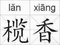 榄香的拼音