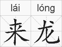 来龙的拼音
