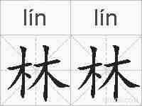 林林的拼音