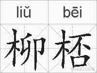 柳桮的拼音