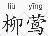 柳莺的拼音