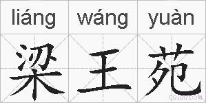 梁王苑的拼音