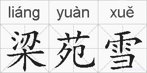 梁苑雪的拼音