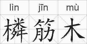 橉筋木的拼音