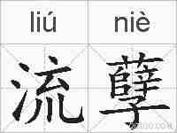 流孽的拼音