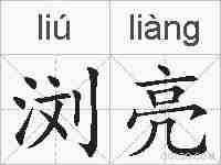浏亮的拼音