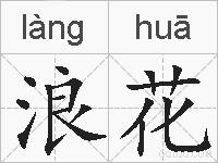 浪花的拼音