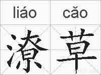 潦草的拼音
