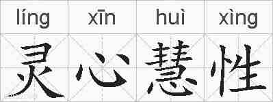 灵心慧性的拼音
