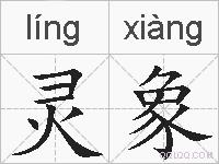 灵象的拼音