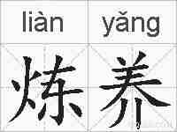 炼养的拼音