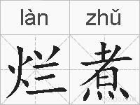 烂煮的拼音
