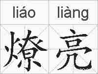 燎亮的拼音