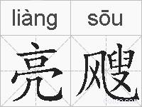 亮飕的拼音