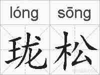 珑松的拼音