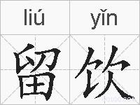 留饮的拼音