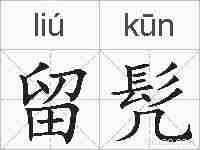 留髠的拼音