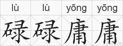 碌碌庸庸的拼音