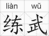 练武的拼音