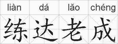 练达老成的拼音