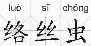 络丝虫的拼音