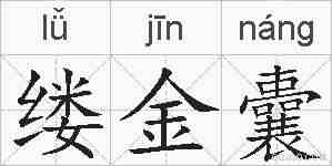 缕金囊的拼音