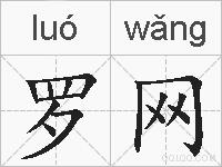 罗网的拼音