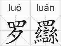 罗羉的拼音