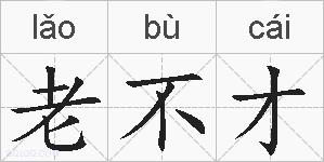 老不才的拼音